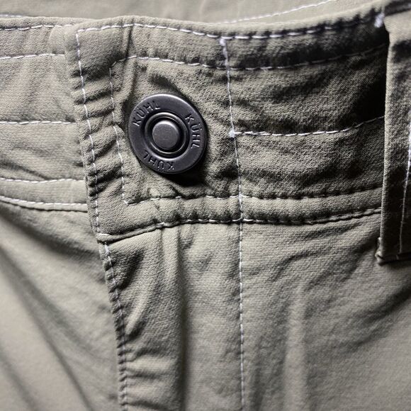 Kuhl Mens Kargo Cargo Shorts Stretch SZ 32 Green - Picture 4 of 16